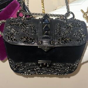 Valentino Black Studded Women's Bag